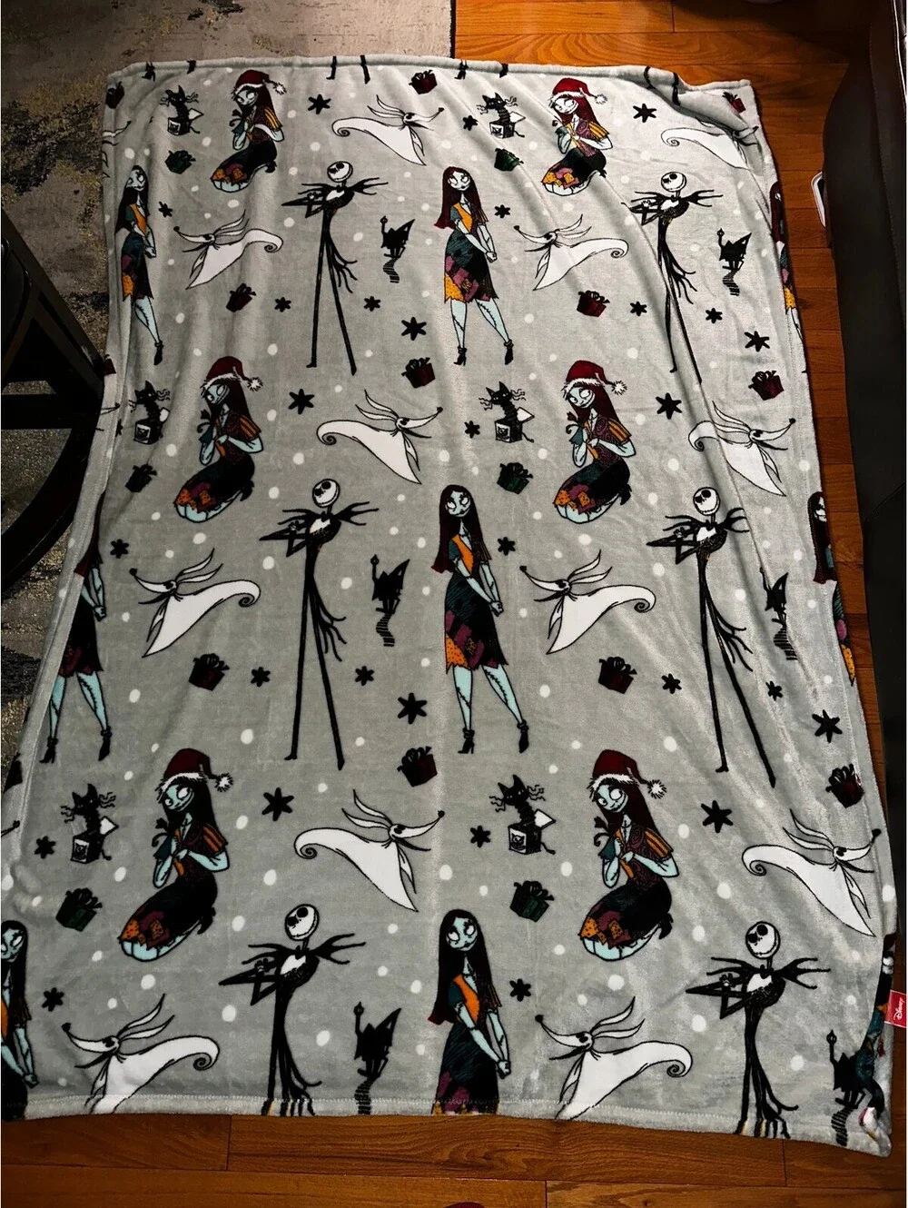 Nightmare Before Christmas Fleece Throw Blanket